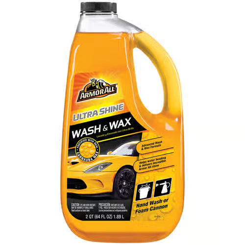 Armor All Ultra Shine Wash and Wax - 64 FL OZ Bottle
