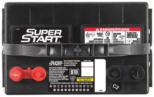 Super Start Marine Standard Flooded Top Post Battery Group Size 24 - 24DCM