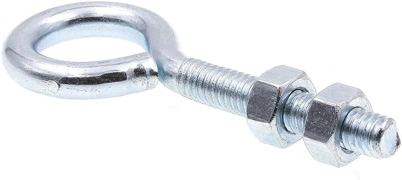 Eye Bolts With Nuts, 5/16 In.-18 X 3-1/4 In