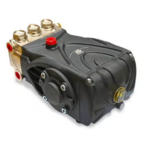 General Pump TS2021L T-47 Series Left Shaft Triplex Plunger Pump - 5.6GPM, 3500PSI, 1450RPM