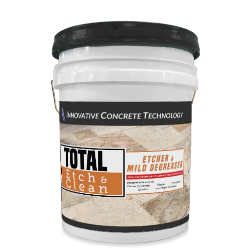Total Etch & Clean - Etching & Cleaning Concrete Surfaces