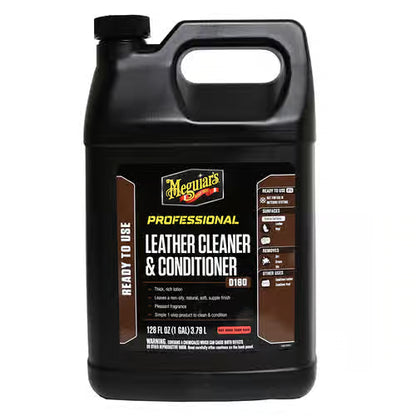 Meguiars D18001 Leather Cleaner and Conditioner - 1 Gallon