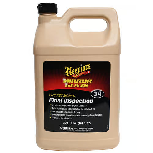 Meguiars Mirror Glaze Final Inspection Spray Detailer - 1 Gallon