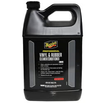 Meguiars M4001 Mirror Glaze Vinyl And Rubber Cleaner and Conditioner - 1 Gallon