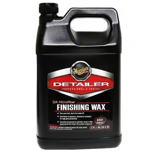 Meguiar's D30101 DA Microfiber Finishing Wax - 1 Gallon