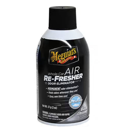Meguiar's G181302 Black Chrome Air Re-Fresher 2 oz. - 6 Per Case