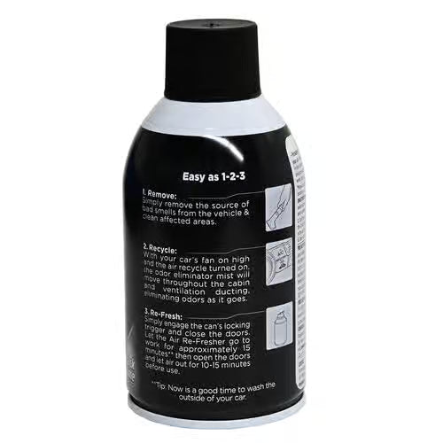 Meguiar's G181302 Black Chrome Air Re-Fresher 2 oz. - 6 Per Case
