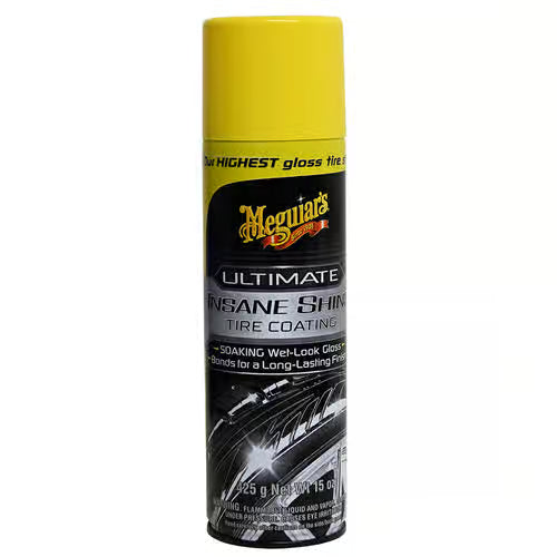 Meguiar's G190315 Ultimate Insane Tire Shine 15 oz. Spray Can - 6 Per Case