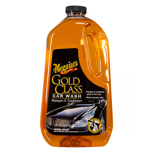 Meguiars G7164 Gold Class Car Wash Shampoo and Conditioner, 64 oz. - 6 Per Case