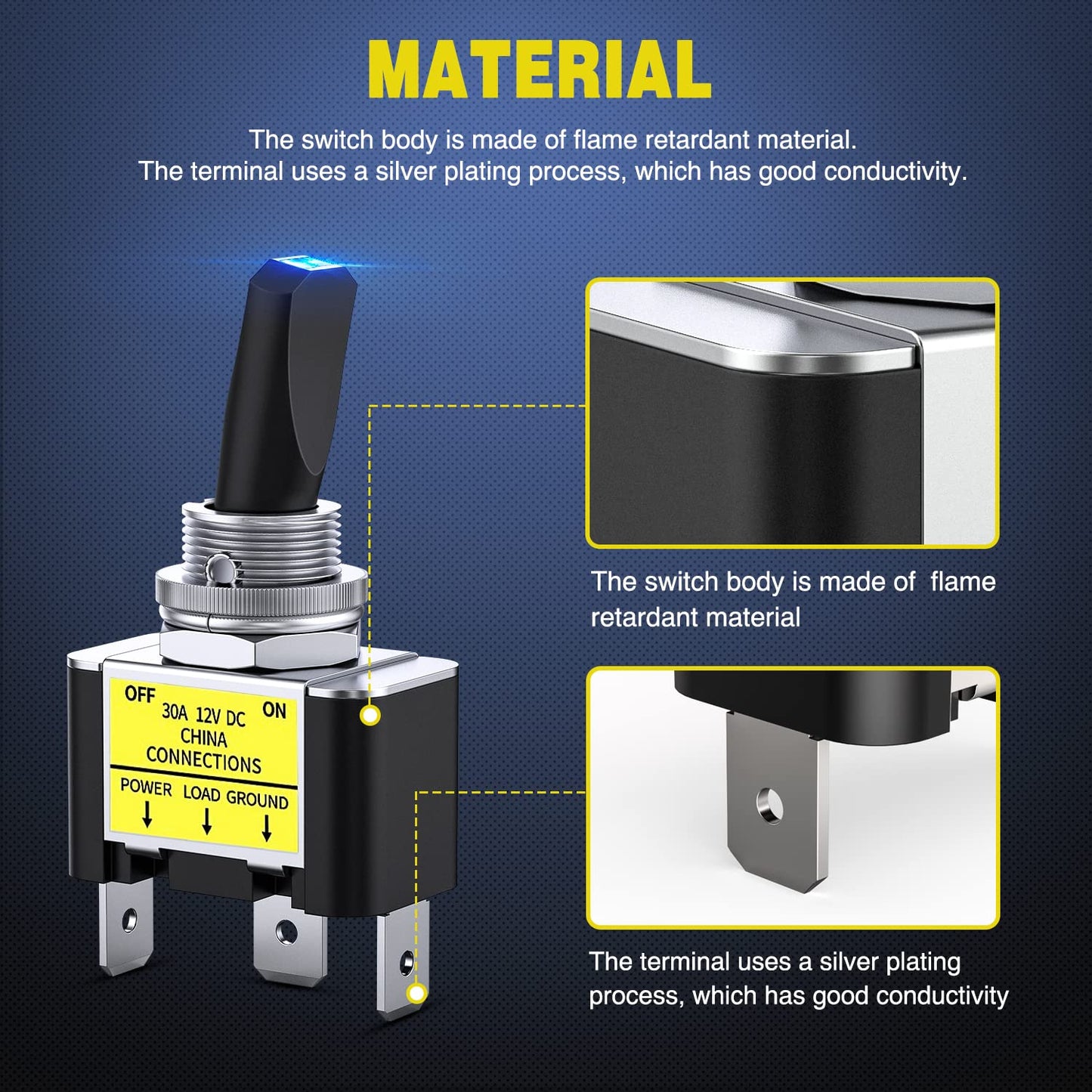 On/Off Switch 12V 30A