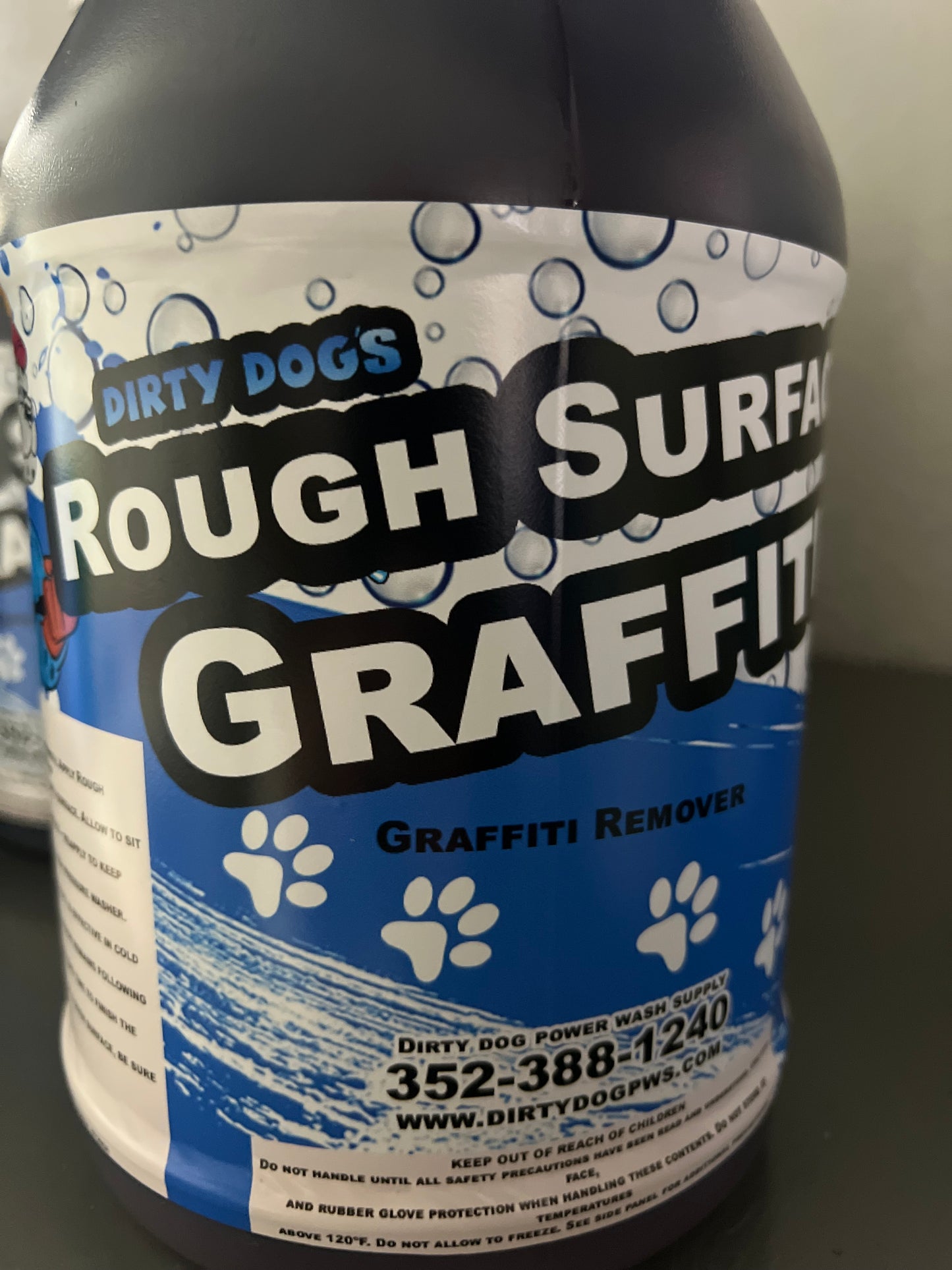 Dirty Dog's Rough Surface Graffiti Remover (Concrete, Brick, etc.)