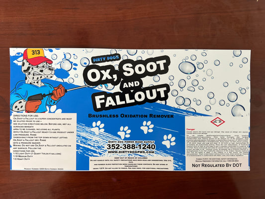 Pump-Up Sprayer Label - Ox, Soot and Fallout