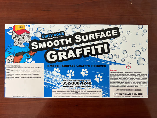 Pump-Up Sprayer Label - Smooth Surface Graffiti