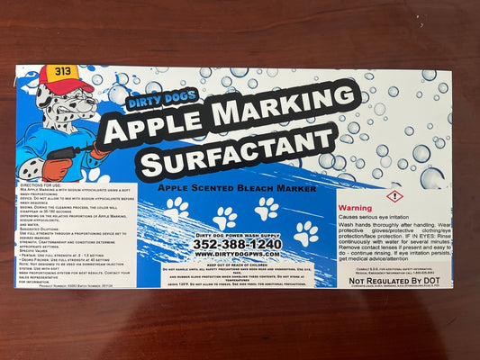 Pump-Up Sprayer Label - Apple Marking Surfactant