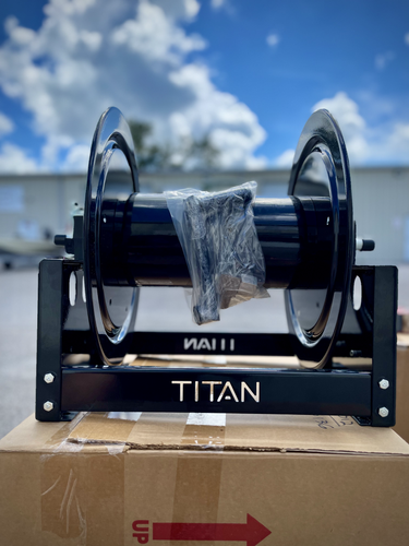 12" Titan Hose Reel Aluminum w/ SS Manifold 4312S